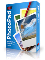 PhotoPad 사진 편집 소프트웨어 박스