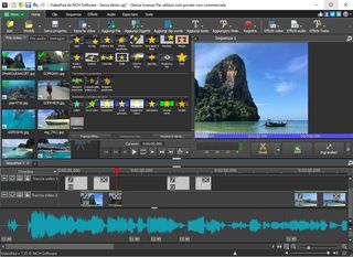 Screenshot piccolo del software di editing video VideoPad